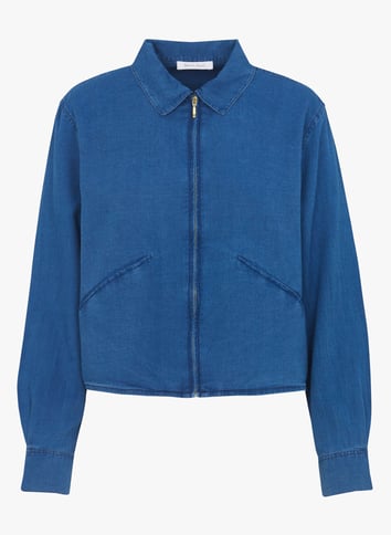 Classic denim jacket BELLA JONES Blue